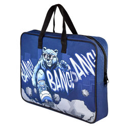 Папка для школьных тетрадей Феникс+ арт. 62508/ 24 КРУТОЙ ГРИЗЛИ ( формат А4+, 34.5х26х7 см, 1 отдел