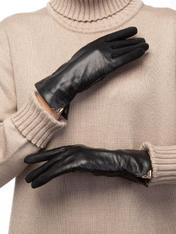Перчатки женские 100% ш IS953 black - Eleganzza фото 2