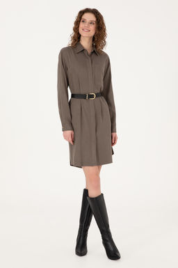 Kad_n Vizon Dokuma Elbise - U.s. polo assn фото 3