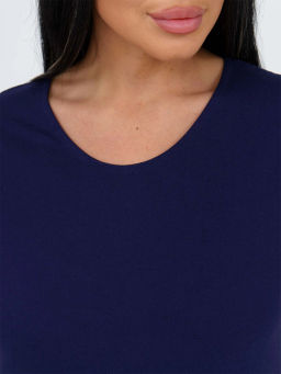 Платье женское, цвет синий белый