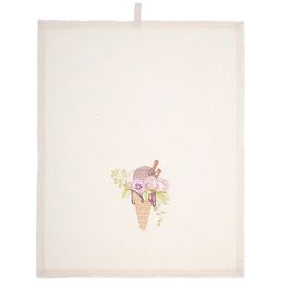 НАБОР ПОЛОТЕНЕЦ ИЗ 2-Х ШТ МОРОЖЕНОЕ,50Х30СМ, МАХРА ШАМП+РОГОЖКА 100 - Lefard фото 3