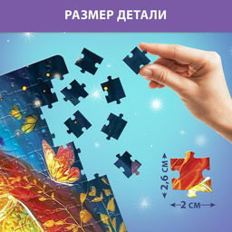 Пазл Лесная принцесса, 160 деталей - Puzzle time фото 9