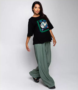 Футболка #БШ2454, чёрный - Dommod фото 4