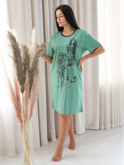 Туника женская Изаура зеленый - Lovetex фото 2