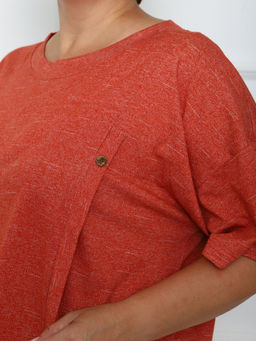 IV-CAPRIZ Фуксия - футболка терракотовый  фото 5