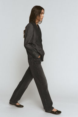 ZW COLLECTION DENIM BLAZER - Zara фото 11