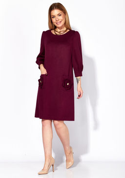 Платье ТАиЕР 1401 винный