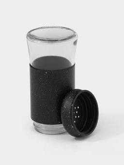 Цена за 12 шт. Солонка «Стиль», 150 мл, 5.5×8 см, стекло, чёрная