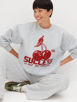 Утепленный свитшот оверсайз Success