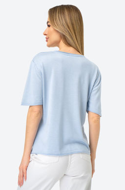 Женская футболка из вязаного трикотажа Happy Fox  фото 52