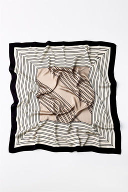 STRIPED SATIN SCARF - Zara фото 10