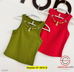 Укороченная майка с бижутерией - Bruno фото 4