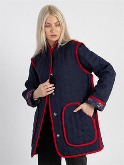 Жакет женский лен 100%, хлопок 100%, льняной утеплитель 100%