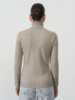 Водолазка из пуха яка и кашемира 5040 серая