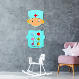 Бизиборд из составных частей Профессии на стену 3 шт., 58?107 см - Simaland фото 4