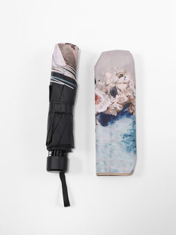 Зонт механический Вдохновение, эпонж, 4 сложения, 8 спиц, R=48/55 см, d=96 см, МИКС