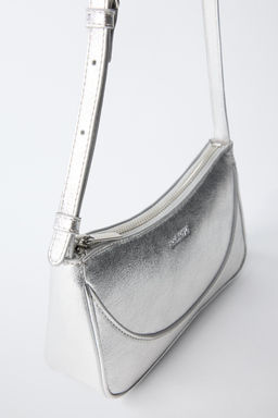 BANDOLERA METALIZADA / Plata - Zara фото 3