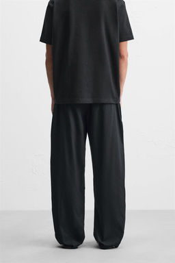 WASHED POPLIN TROUSERS - Zara фото 3