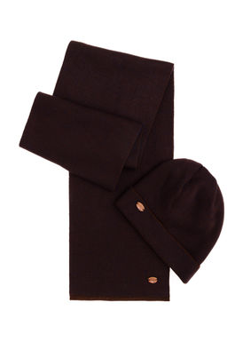 Мужской коричневый шарф Неожиданная скидка в корзине