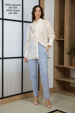 Блуза 4002 - Niv niv фото 6