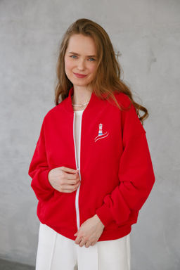 Бомбер женский Lighthouse Red