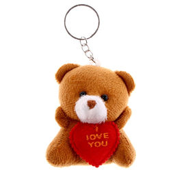 Брелок Мишка с сердцем, набор 3 шт., МИКС - Simaland фото 3