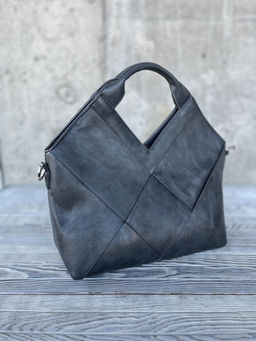 Женская сумка из эко кожи 0025 Серый