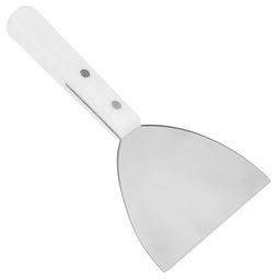 Светлана Лопатка-шпатель кулинарная из нержавеющей стали 20,5х13х1,8см, пластмассовая ручка, в блистере (Китай)