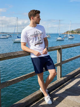 Футболка мужская арт. 02285/Sailboat - F5 фото 4