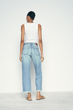 Z1975 RELAXED FIT HIGH-WAIST JEANS - Zara фото 14