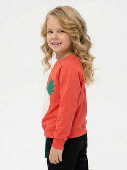 Толстовка для девочки UD 1547 коралл - Mini maxi фото 3
