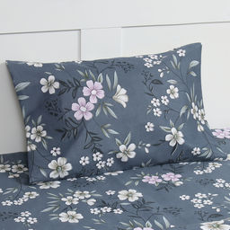 Постельное бельё 2 сп Экономь и Я Bloom, 173х215см, 175х214см, 50х70см-2шт, микрофибра, 60г/м2 фото 2