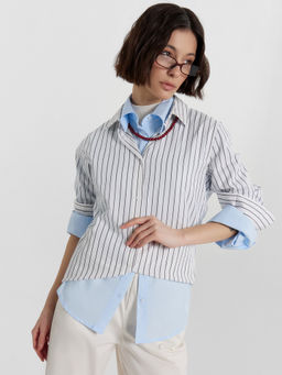 Рубашка женская в полоску