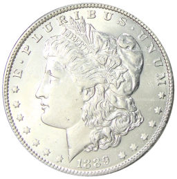 1 доллар 1889 года США Доллар Моргана