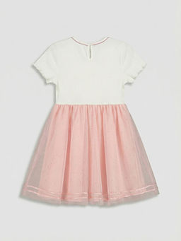 Bisiklet Yaka K?z ?ocuk T?t? Elbise