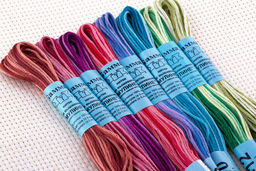 Нитки для вышивания Gamma мулине меланж 100% хлопок 12 x 8 м