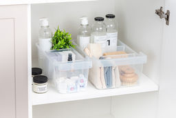 Контейнер для хранения с разделителями "Сайпрес" 8,2л, 225х380х140мм (бесцветный) 221332001/00,,