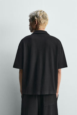 POLO RELAXED FIT OTOM?N / Negro - Zara фото 3