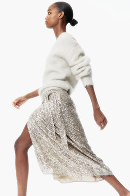 Sequined wrap skirt - H&m фото 3
