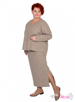 Юбка Модель №1523 размеры 44-84 - Plusmoda фото 9