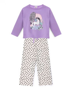 Пижама с принтом мультицвет Button Blue