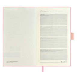 Ежедневник недатированный ESCALADA, А6+, 160 л., арт. 67274/ 20 КРАСТ ПЕПЕЛЬНО-РОЗОВЫЙ