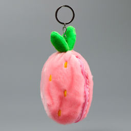 Мягкая игрушка Зайка-клубника на брелоке, 11 см - Simaland фото 4