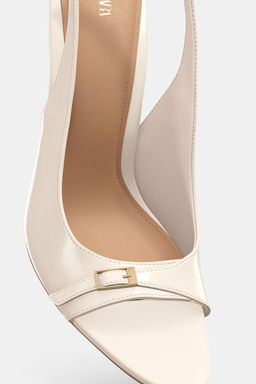 HEELED BUCKLE SANDALS - Zara фото 6