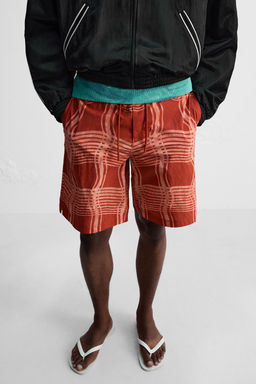 OTIS KWAME KYE QUAICOE PRINTED LONG SWIMMING TRUNKS - Zara фото 6