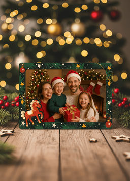 Рамка для фото из дерева iLikeGift "Лошадка"