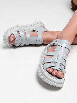 Босоножки 2025.2525gr. Серый