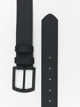 Deri G?r?n?ml? Erkek Kemer