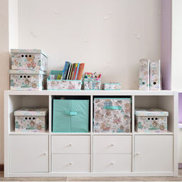 Набор коробов стеллажных без крышки, 2 шт., 31*31*31 см и 31*31*31 см, ПУТЕШАСТИКИ, шт - Valiant фото 5