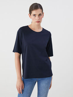 Bisiklet Yaka Kad?n Ti??rt